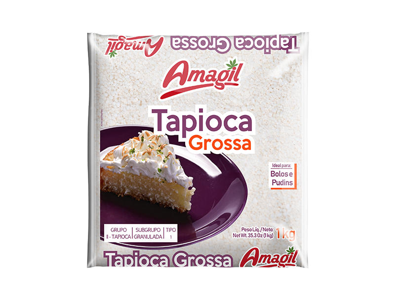 Tapioca Grossa Amagil embalagem 1kg