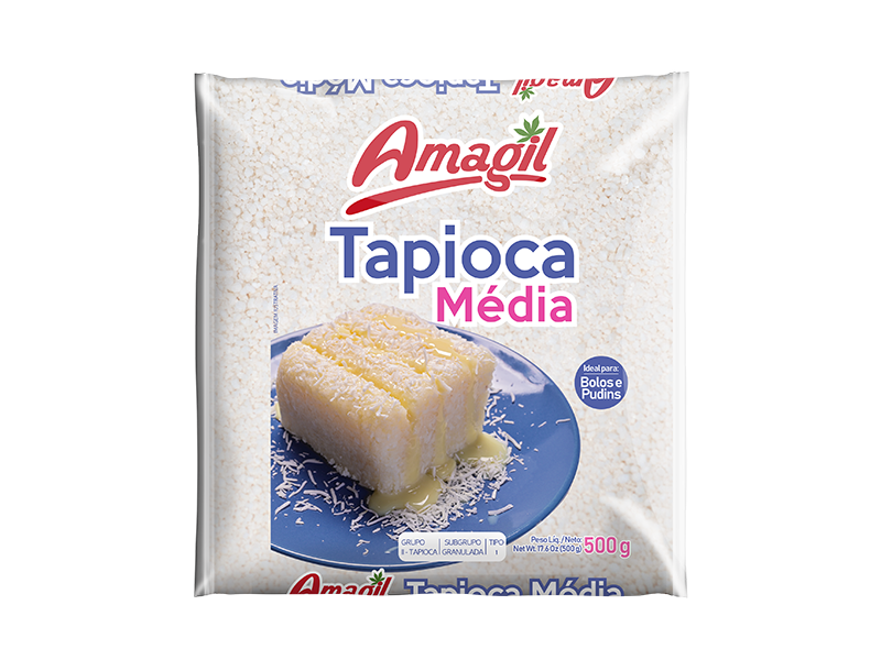 Tapioca Média Amagil embalagem 500g
